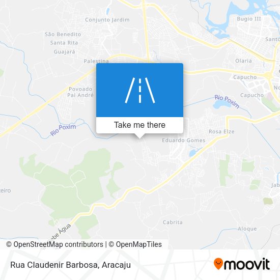 Rua Claudenir Barbosa map