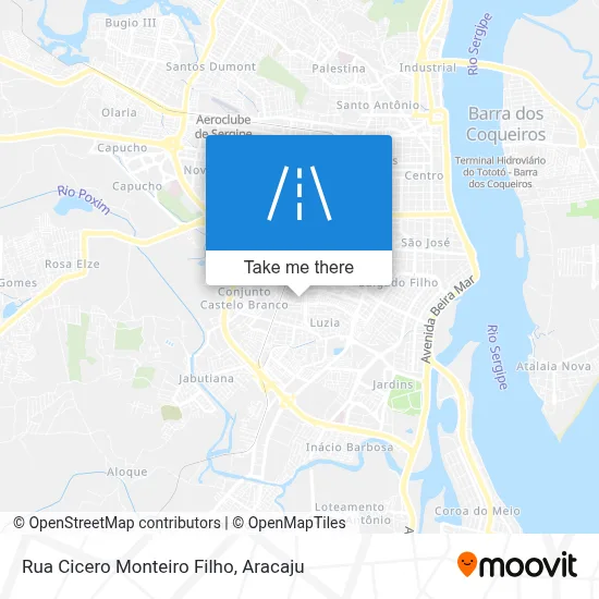 Rua Cicero Monteiro Filho map