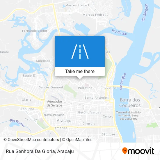 Rua Senhora Da Gloria map