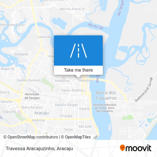 Travessa Aracajuzinho map