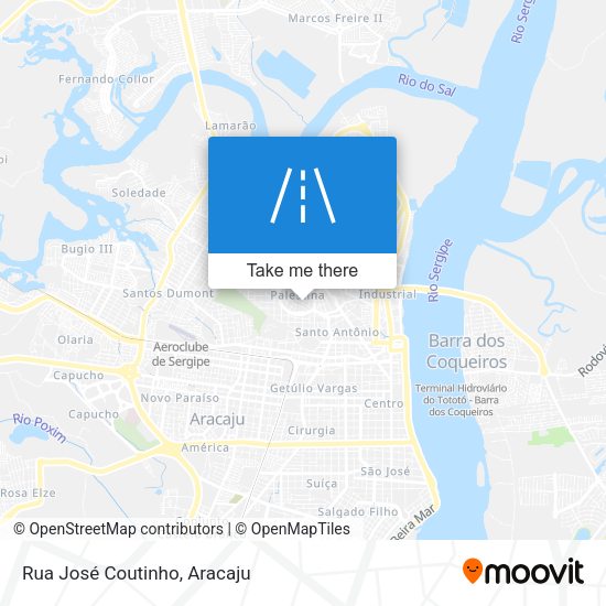 Rua José Coutinho map