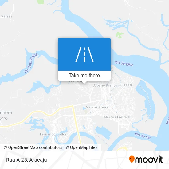 Rua A 25 map