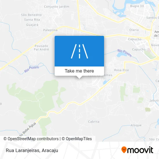 Rua Laranjeiras map