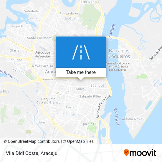 Vila Didi Costa map