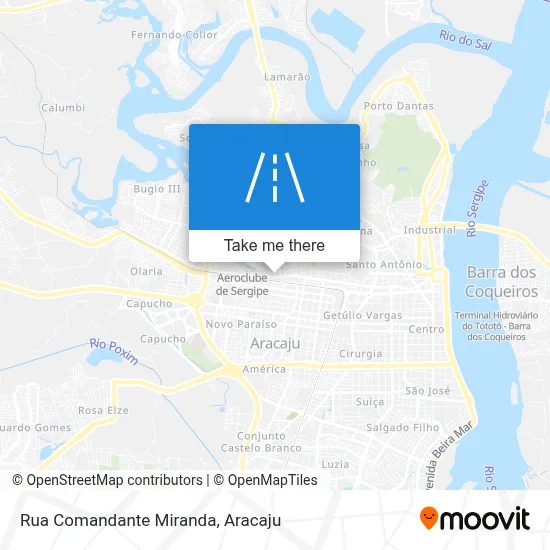 Rua Comandante Miranda map