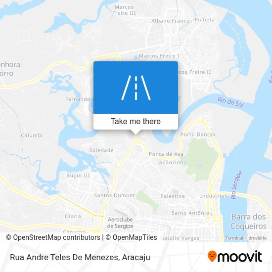 Rua Andre Teles De Menezes map
