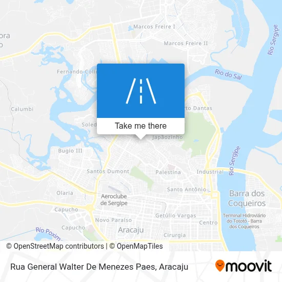 Rua General Walter De Menezes Paes map