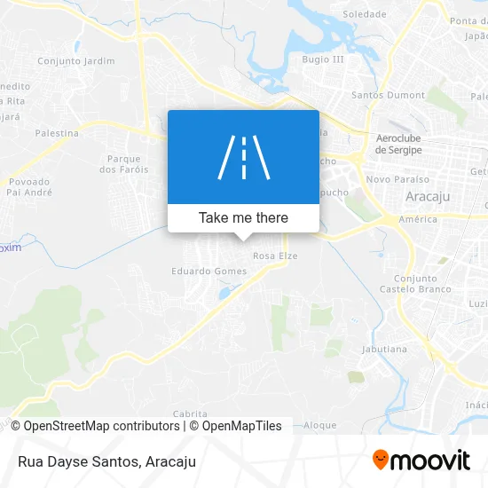Rua Dayse Santos map