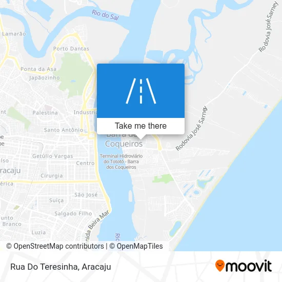 Rua Do Teresinha map