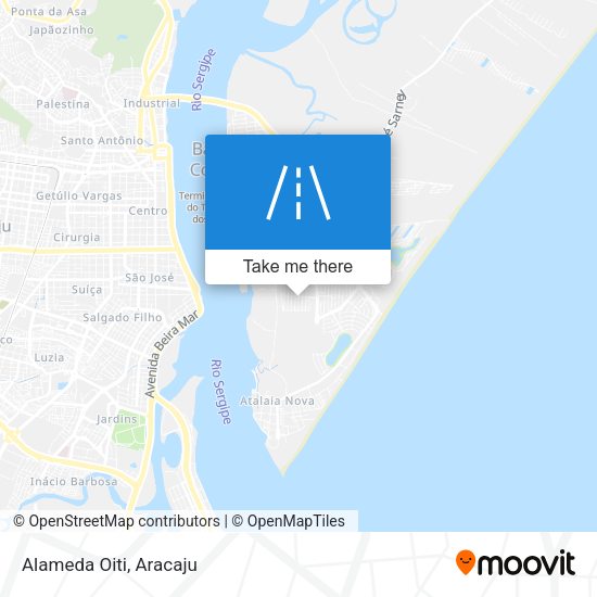 Alameda Oiti map