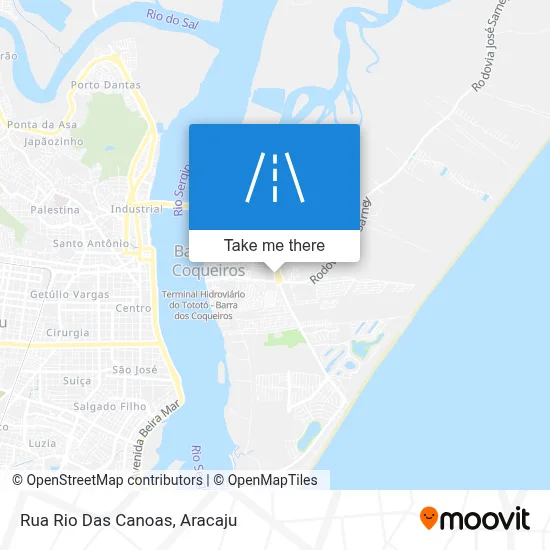 Rua Rio Das Canoas map