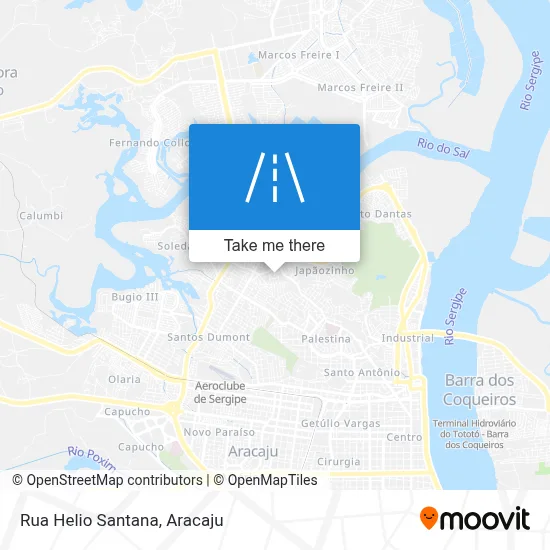 Rua Helio Santana map