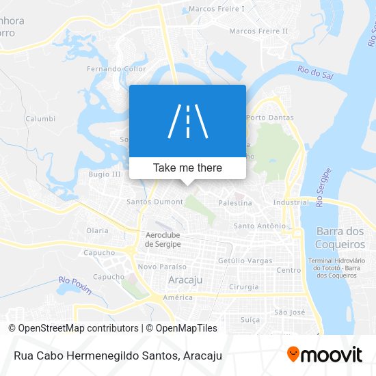 Rua Cabo Hermenegildo Santos map