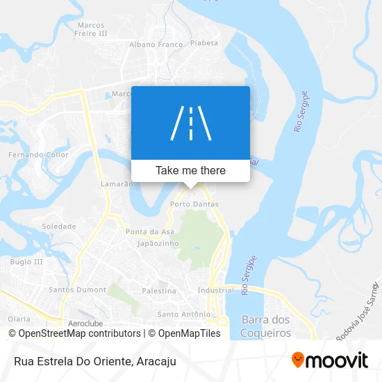 Rua Estrela Do Oriente map