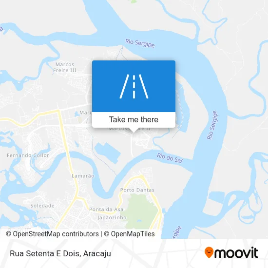 Rua Setenta E Dois map