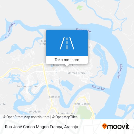 Rua José Carlos Magno França map