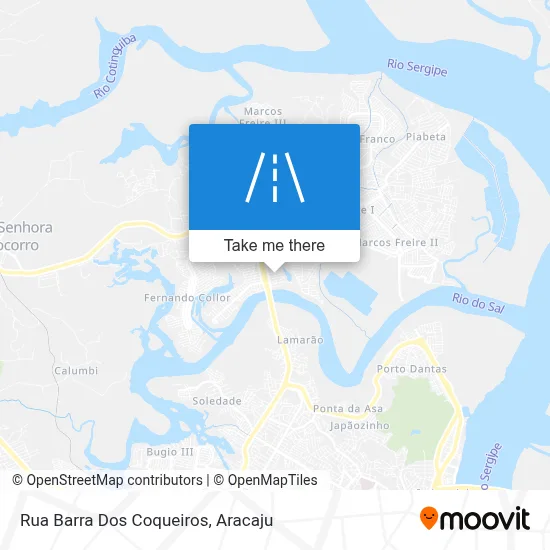 Rua Barra Dos Coqueiros map