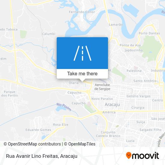 Rua Avanir Lino Freitas map