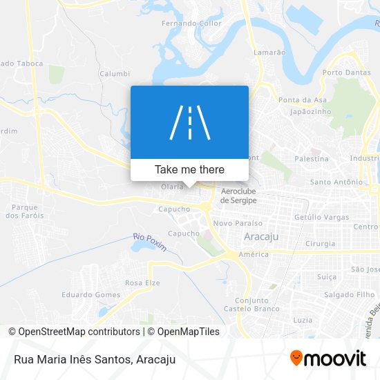 Rua Maria Inês Santos map