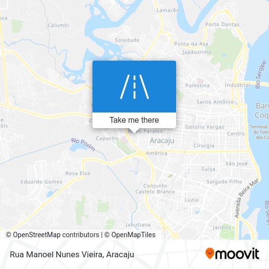 Rua Manoel Nunes Vieira map