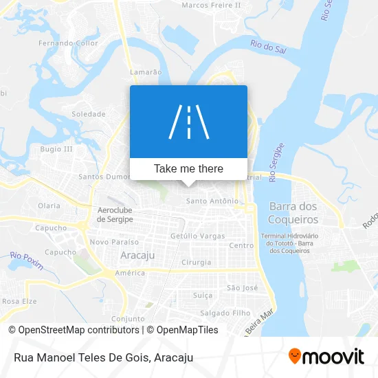 Rua Manoel Teles De Gois map