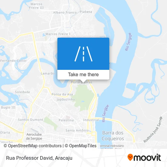 Rua Professor David map