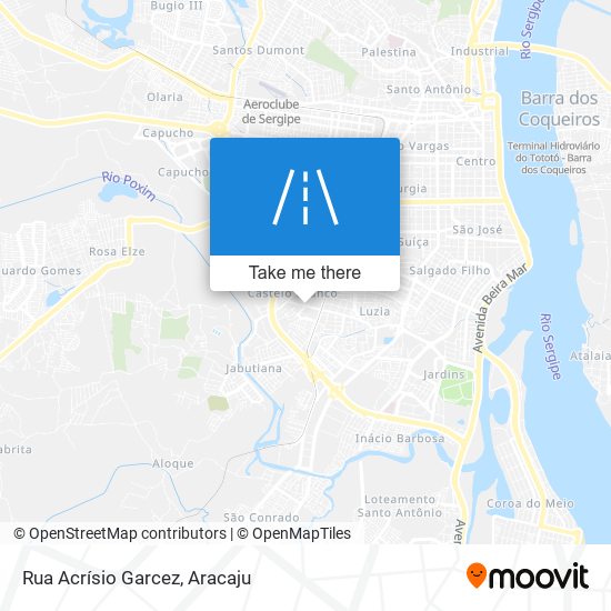 Rua Acrísio Garcez map