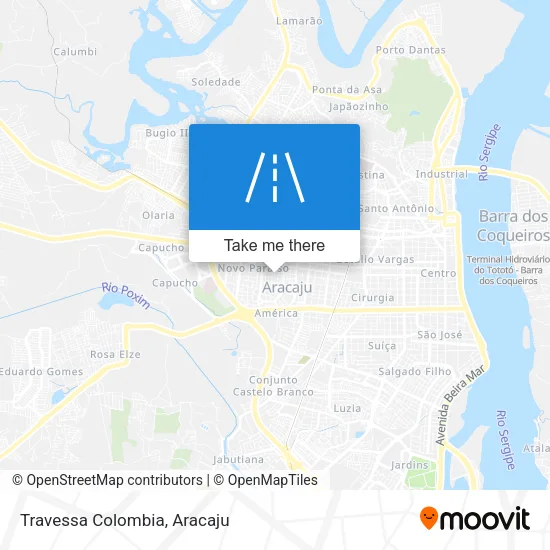 Travessa Colombia map