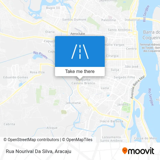Rua Nourival Da Silva map