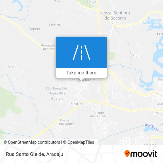 Rua Santa Gleide map