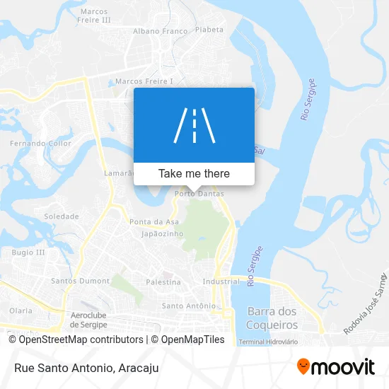 Rue Santo Antonio map