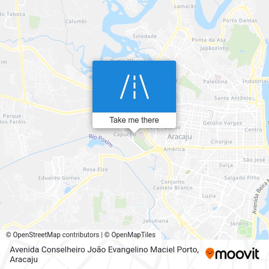 Avenida Conselheiro João Evangelino Maciel Porto map