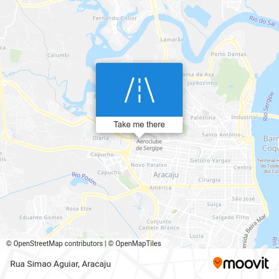 Rua Simao Aguiar map