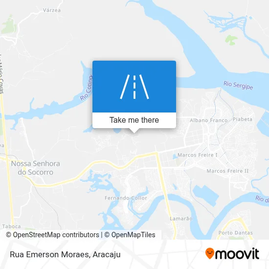 Rua Emerson Moraes map