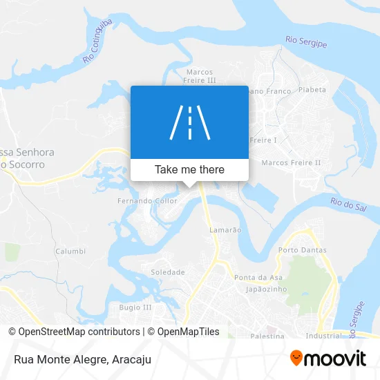 Rua Monte Alegre map