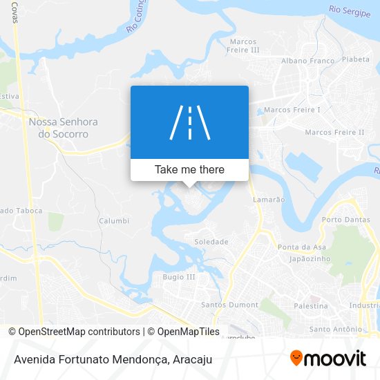 Avenida Fortunato Mendonça map