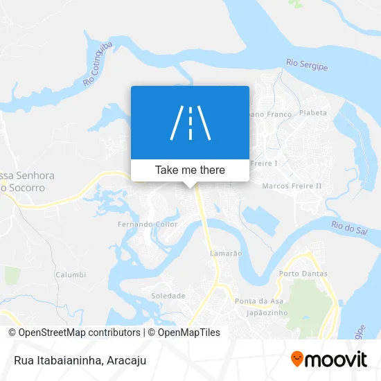 Rua Itabaianinha map