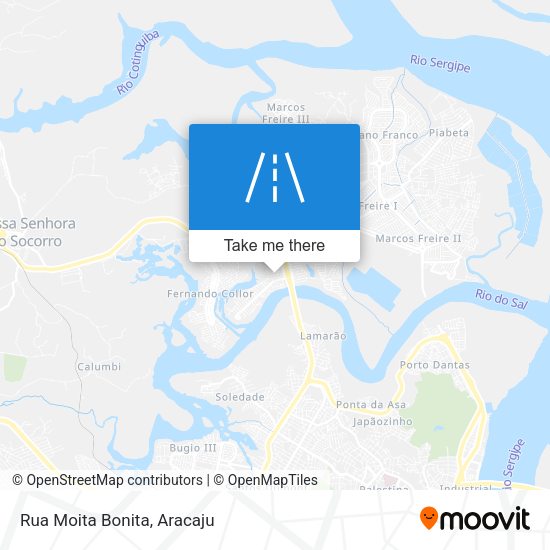 Rua Moita Bonita map