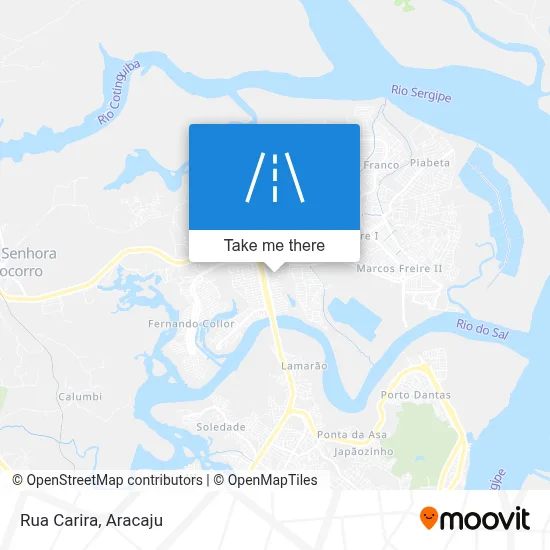 Rua Carira map