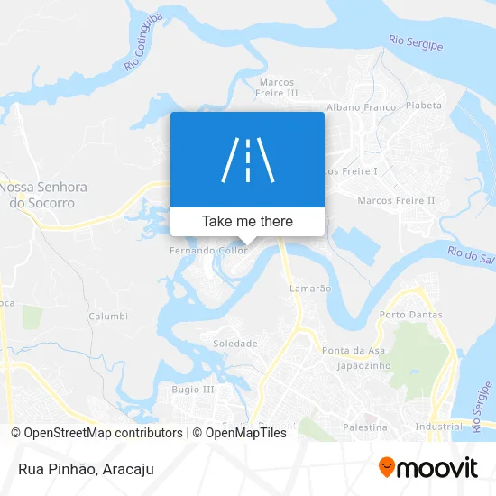 Rua Pinhão map