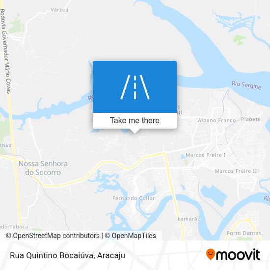 Rua Quintino Bocaiúva map