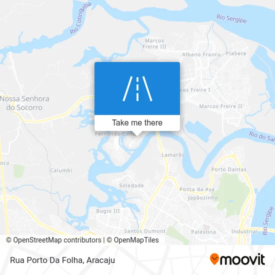 Rua Porto Da Folha map