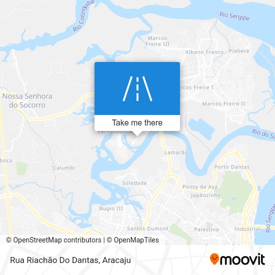 Rua Riachão Do Dantas map