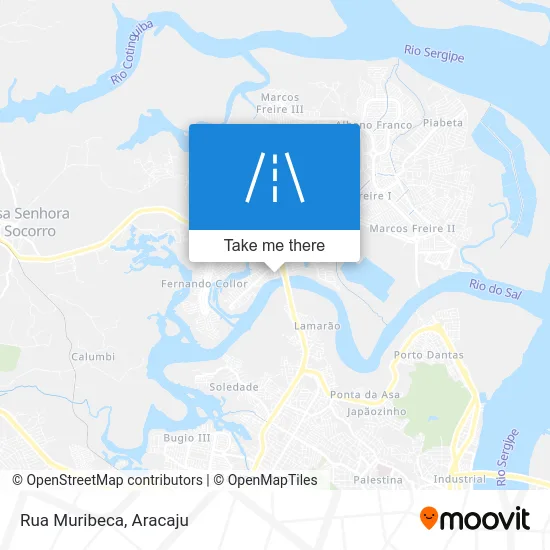 Rua Muribeca map