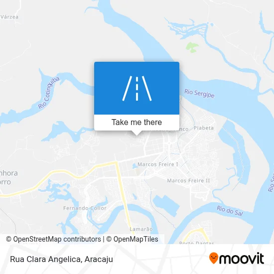 Rua Clara Angelica map