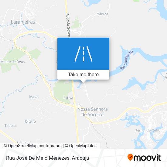Rua José De Melo Menezes map