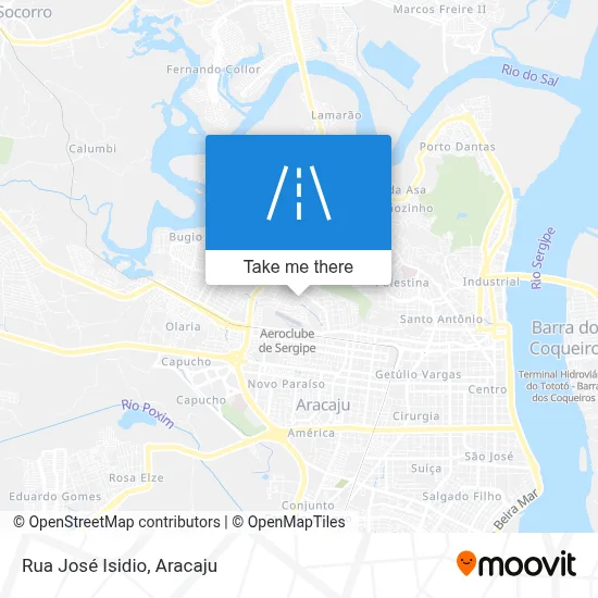 Rua José Isidio map