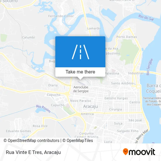 Rua Vinte E Tres map