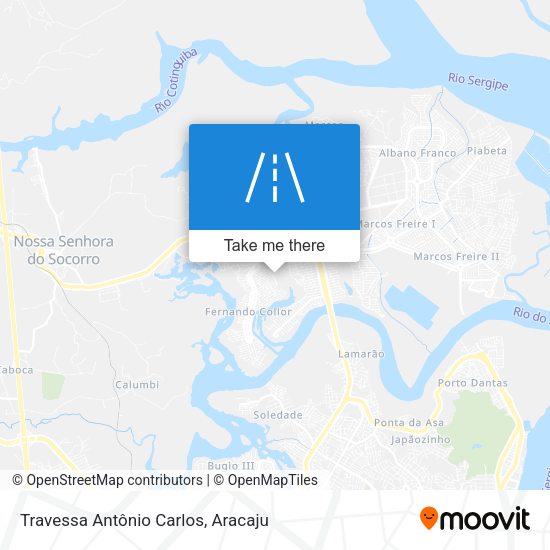 Travessa Antônio Carlos map