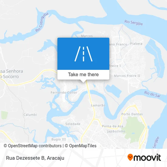 Rua Dezessete B map
